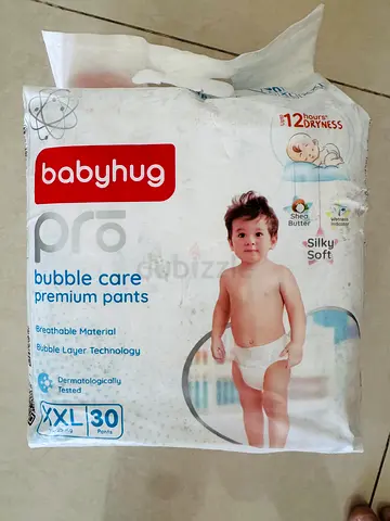 Babyhug Pro Bubble Care Premium Pants XXL - Pack of 30- 4 pieces (Total 120 diaper pants) (Unopened)