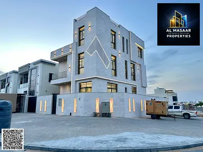 Luxury villa for sale in one of Ajman's most prestigious areas, two floors + roof, including registration and freehold ownership.