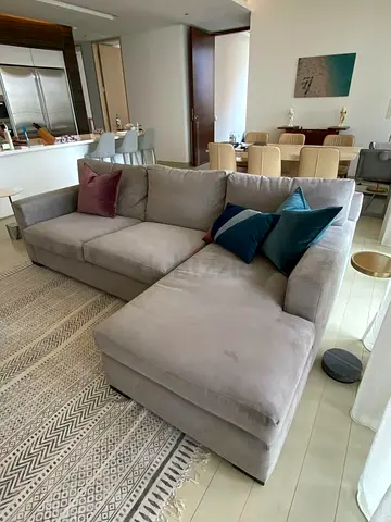 Cratebarrel axis sectional sofa