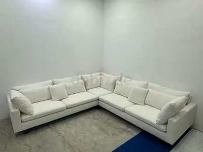 Great condition west elm corner sofa