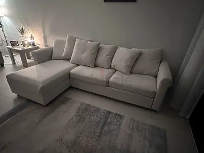 Pull out Ikea gronlid L shape sofa bed with mattress
