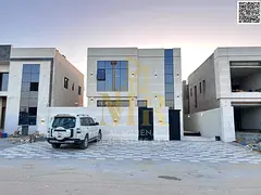 Modern villa in Al Zahia, 4 master bedrooms, spacious yard, price includes registration fees