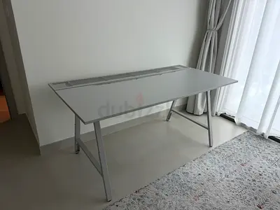 Gaming desk, grey, 160x80 cm