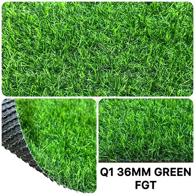 36mm Green Artificial Grass Turf Roll - Q1 36MM FGT