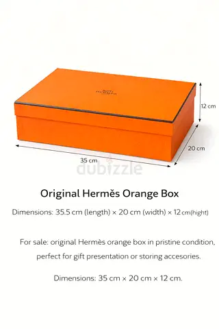 Original Hermès Orange Box
