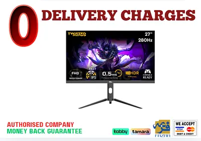 Twisted Minds 27 inch Supreme Series IPS Monitor - 280Hz - 1 Year Warranty