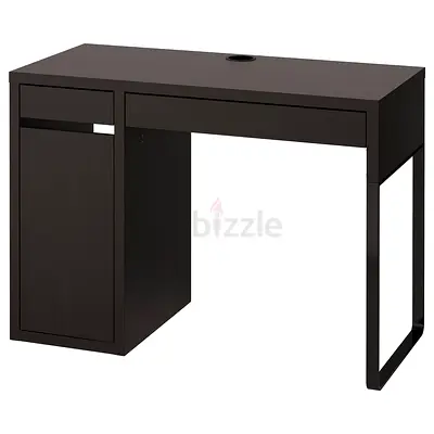 Ikea micky black brown table and chair