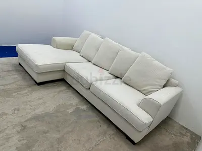 As perfect condition the one brand Kingston lshape sofa