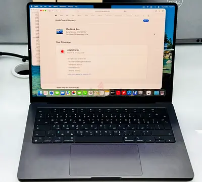 Macbook Pro 14 INCHM4 Max 36 GB RAM 1TB , Apple care plus 6,January 2028