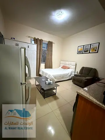 للايجار الشهري استديو مفروش في النخيل قريب الكورنيش