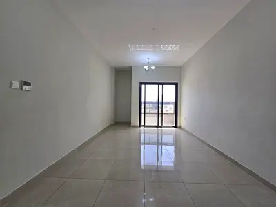 Two-bedroom apartment with a living room for annual rent in Al Jurf 3,behind the Chinese Market,near Ajman Festival City.Features include two bathroom