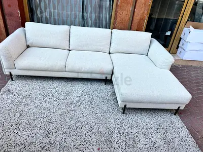 The Loom collection L Shape Sofa Beige