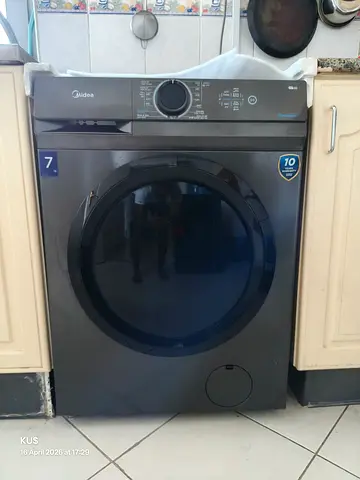 7Kg Front Load Washing Machine BLDC - Midea, Gray
