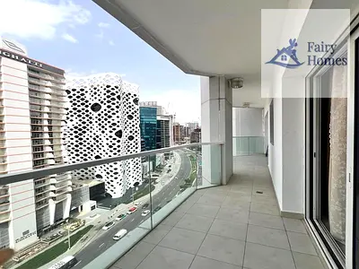 مفروشة بغرفة نوم واحدة | شرفة | إطلالة على المدينة والأفق | AG Tower Business Bay