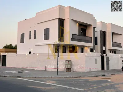 🏡 Luxury corner villa for sale in Al Zahia, two floors, distinctive design, registration fees included
