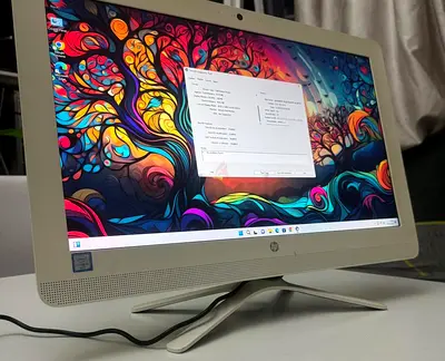 HP All-in-One 22” FHD – i3 6th Gen | 8GB RAM | 128GB SSD,win 11 Pro