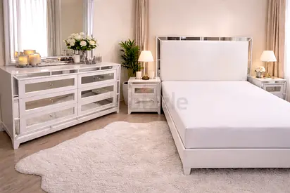 Bedroom Set for Sale in Dubai | Bed + Dressing + Side Tables | 1600 AED