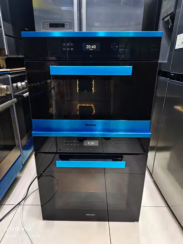 Free delivery Miele Built-in Oven and Steam Oven Combo - Black Glass