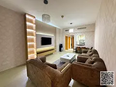Furnished one-bedroom apartment for monthly rent in Ajman - Al Rashidiya - Ajman One Towers | Stylis