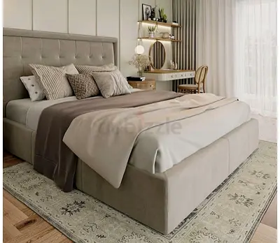 Light grey 180*200 king size Bed