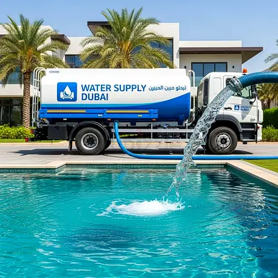 Water Tanker Supplier Dubai — 10,000L Sweet Water Delivery 24/7