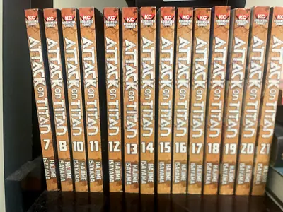 Attack on titan volumes 7-21