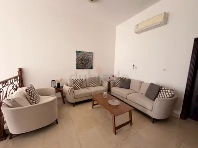 Beige 3-piece Living Room Sofa Set with Coffee Table
