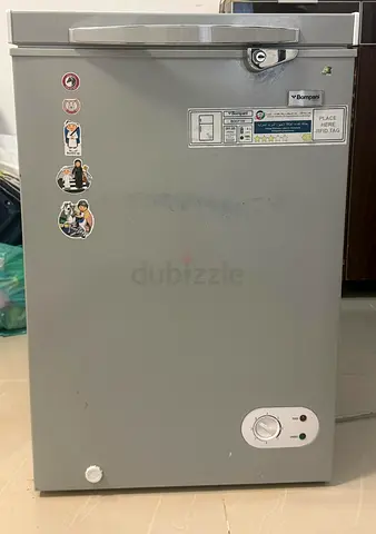 Small Silver Chest Freezer - Compact, Lockable (Used)