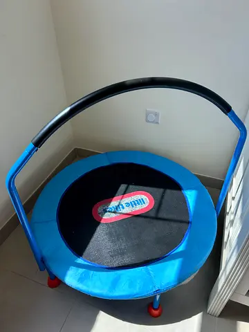 Little Tikes kids trampoline with handle - good condition