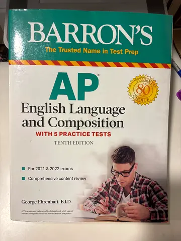 Barrons AP English Language and Composition with 5 Practice Tests (10th Edition)