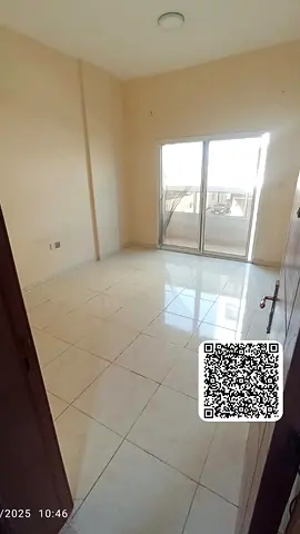 للإيجار السنوي في عجمان ♨️غرفه وصاله ببلكونه👈 👈الموقع:فى النعيميه 1 علي شارع الكويت وشارع الكليه