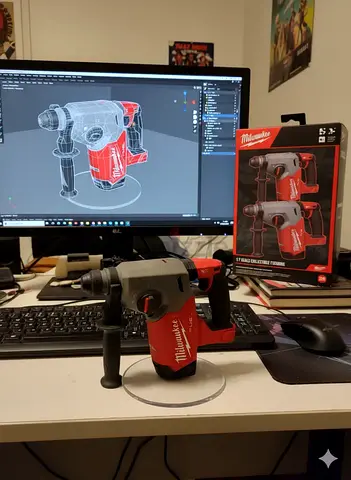 MILWAUKEE ROTARY HAMMER DRILL 18V B.L