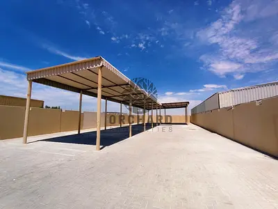 Prime location open yard with shade and interlock yearly rent 230K