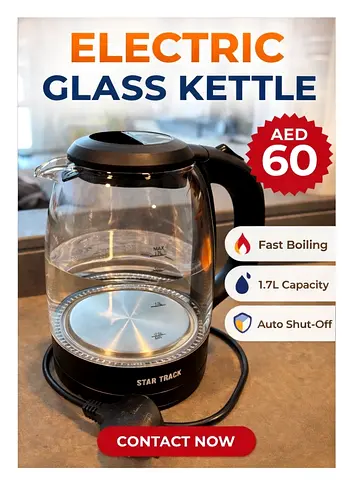 Electric Glass Kettle for sale!