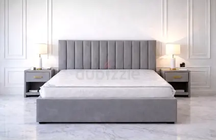 Brand New king size bed with medical mattress good quality king bed storage