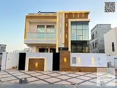 Modern two-story villa with a rooftop terrace, central air conditioning, freehold ownership. Price i