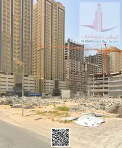 High Rise Tower Land for Sale in Al Amerah Ajman Sheikh Mohammed Bin Zayed Road G+41 Permit