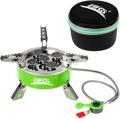 BRS-75 7000W Power Portable Outdoor Camping Stove Picnic Gas Stove Butane Gas Furnace Field Party Bu