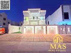 🏰 Luxury Classic Stone-Facade Villa for Sale in Al Amera – Ajman | Premium Finish &amp; Prime L