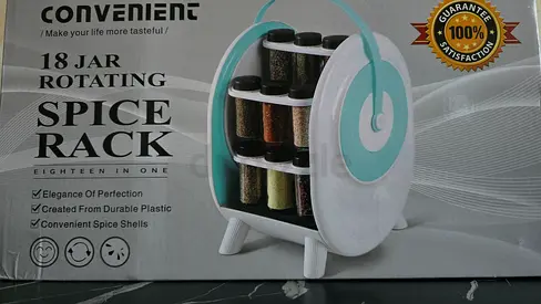 18 JAR ROTATING SPICE RACK