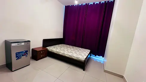 Available master bedroom with attached bathroom in dip 1 near choithram