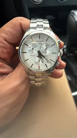Tissot PR100 Stainless Steel Chronograph Watch - Silver