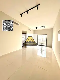 Apartment for annual rent in Al Nuaimiya 1, Ajman. Brand new, never before occupied. Features spacio