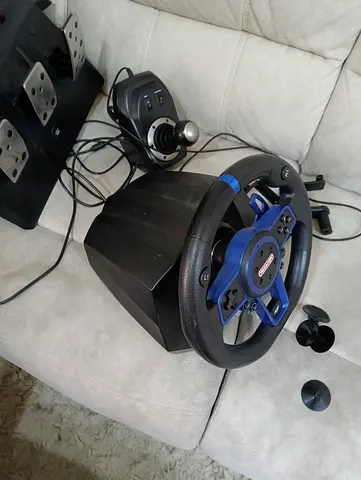 Megacom Racing Wheel + Gear Shifter Set  (used)