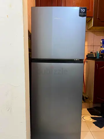 Silver Hisense Top Freezer Refrigerator - 2 Door