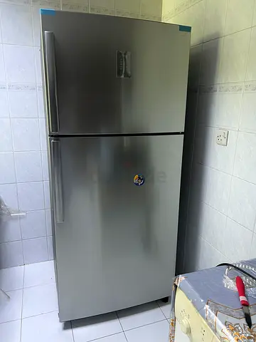 SAMSUNG 720 Liters, Top Mount Refrigerator, RT50K6357SL/AE, Easy Clean Steel, Twin Cooling Plus,