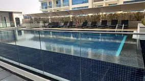 Fully Furnished Studio Apartment with pool view and balcony- directly from landlord-no commission