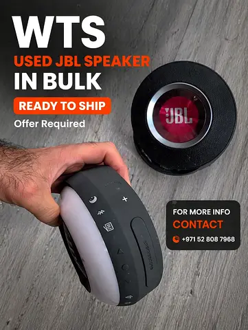 Bulk lot of used JBL portable Bluetooth speakers - various models (ready to ship)