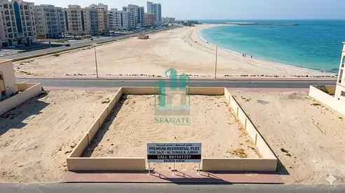 Prime Residential Land for Sale with Beach View | Al Rumaila , Ajman (N)