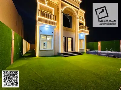 فيلا تصميم كلاسيك ( بمسبح )بعجمان| منطقة الياسمين| 5 غرف ومجلس و2 صاله وغرفة خادمة ومسبح | تملك حر| السعرقابل للتفاوض.